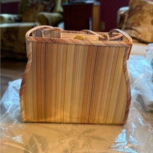 VTG Romag Shimmery Handbag 7” X 6”